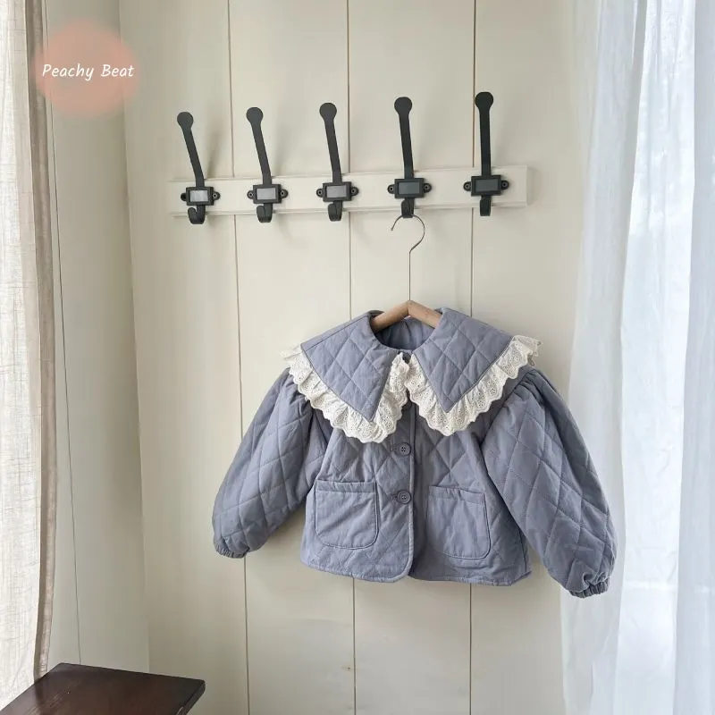 Fashion Baby Girl Princess Cotton Lace Warm Jacket Long Sleeve Infant Toddler Outwear Child Coat Winter Baby Clothes 12M-7Y
Fashion Baby Girl Princess Cotton Lace Warm Jacket Long Sleeve Infant Toddler Outwear Child Coat Winter Baby Clothes 12M-7Y