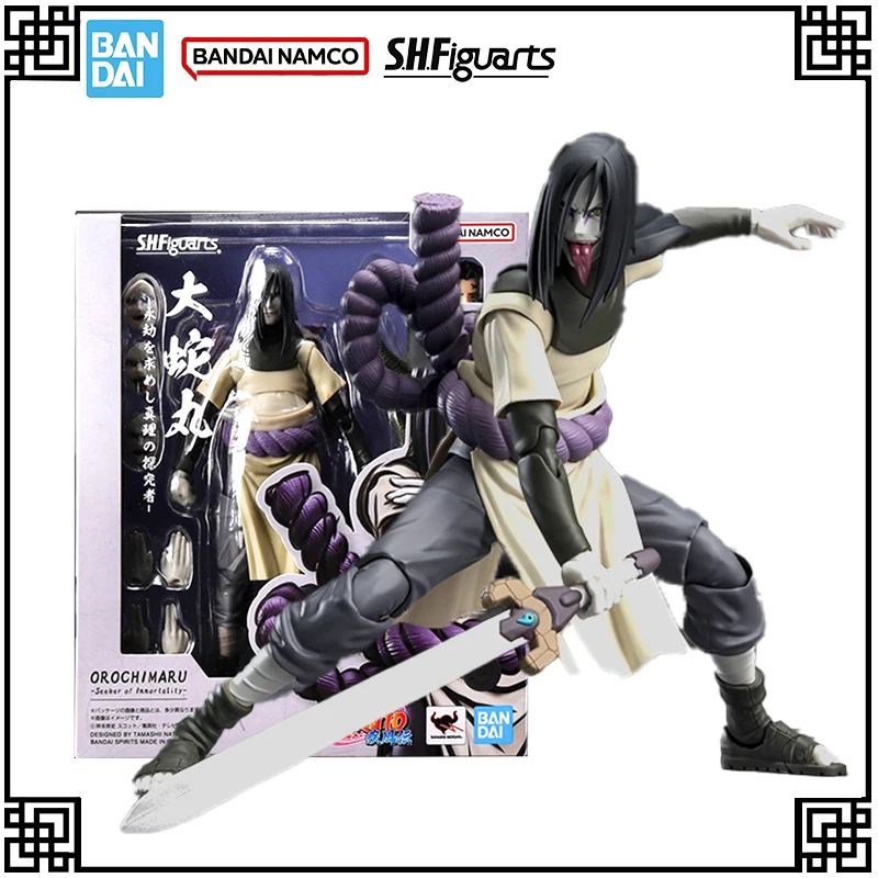 In Stock Genuine Bandai Original SHF Naruto Anime Figure OROCHIMARU Seeker of Immortality Action Figures Toys For Children's
In Stock Genuine Bandai Original SHF Naruto Anime Figure OROCHIMARU Seeker of Immortality Action Figures Toys For Children's