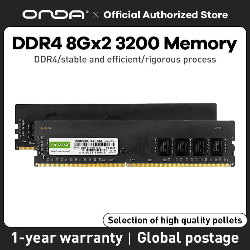 Оперативная память JIESHUO DDR4 8 Гб 3200 МГц (полностью совместима), поддерживает настольные компьютеры, игры и т. д.
Оперативная память JIESHUO DDR4 8 Гб 3200 МГц (полностью совместима), поддерживает настольные компьютеры, игры и т. д.