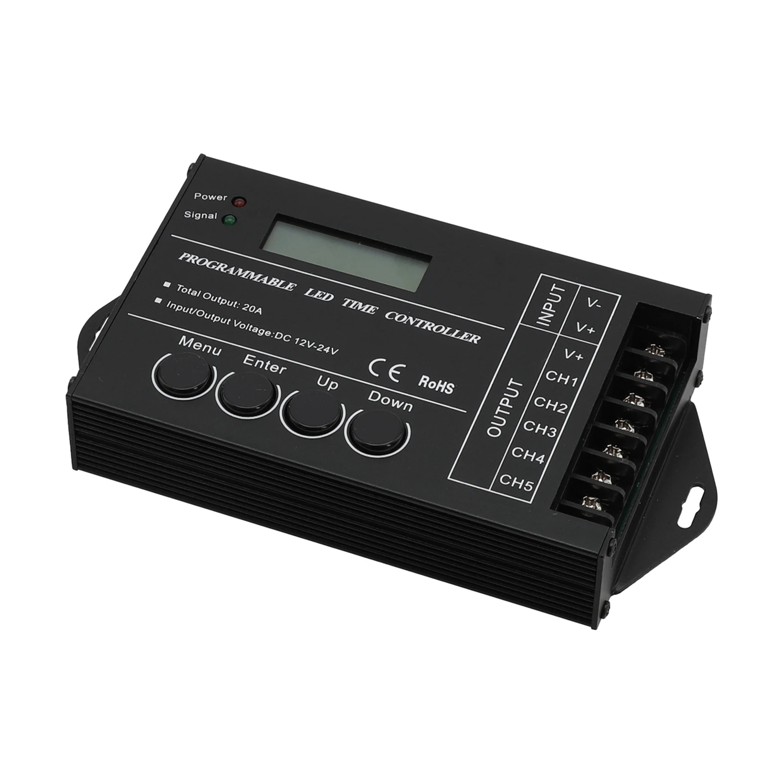 TC420 Time Programmable RGB LED Display Controller 5 Channel DC1224V Enhance Your Garden and Outdoor Lighting
TC420 Time Programmable RGB LED Display Controller 5 Channel DC1224V Enhance Your Garden and Outdoor Lighting
