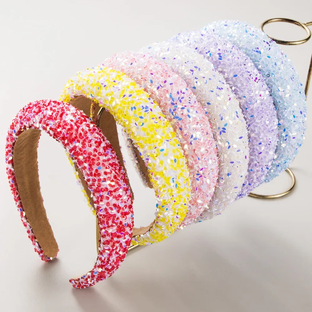 Korea Fashion High-Grade Color Sequined Sponge Headband High Skull Top Temperament Wild Face Washing Hair Accessories
Korea Fashion High-Grade Color Sequined Sponge Headband High Skull Top Temperament Wild Face Washing Hair Accessories