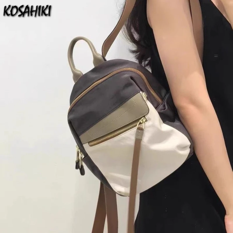 Fashion Contrast Color Simple Mini Backpacks All Match Zipper Women Travel Bags Vintage Y2k Aesthetic Streetwear Backpack Trendy
Fashion Contrast Color Simple Mini Backpacks All Match Zipper Women Travel Bags Vintage Y2k Aesthetic Streetwear Backpack Trendy