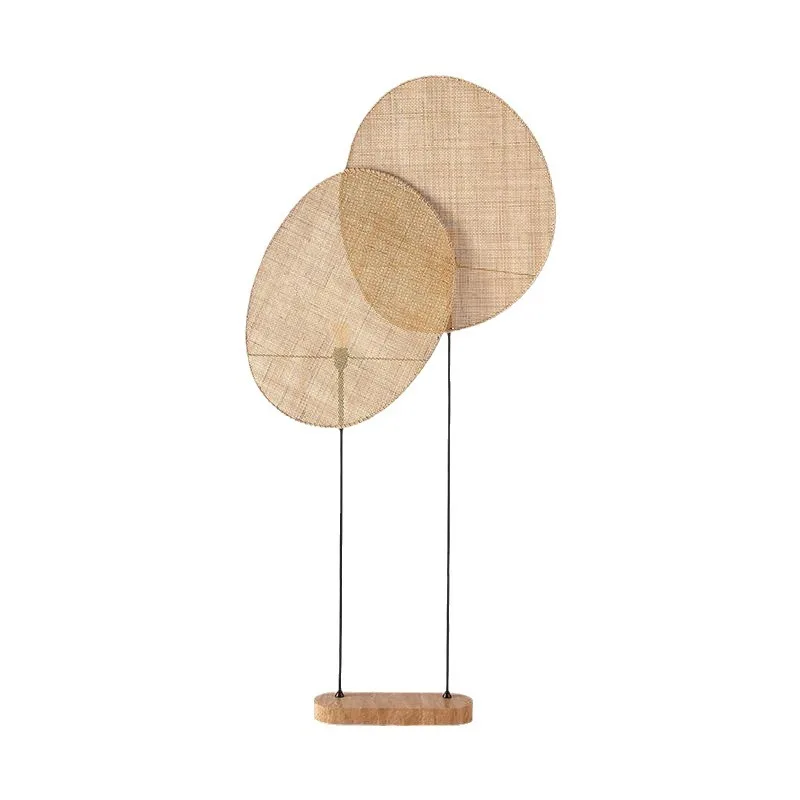 Rattan fan leaf floor lamp, living room, study, bed and breakfast, tea room, retro art desk lamp
Rattan fan leaf floor lamp, living room, study, bed and breakfast, tea room, retro art desk lamp