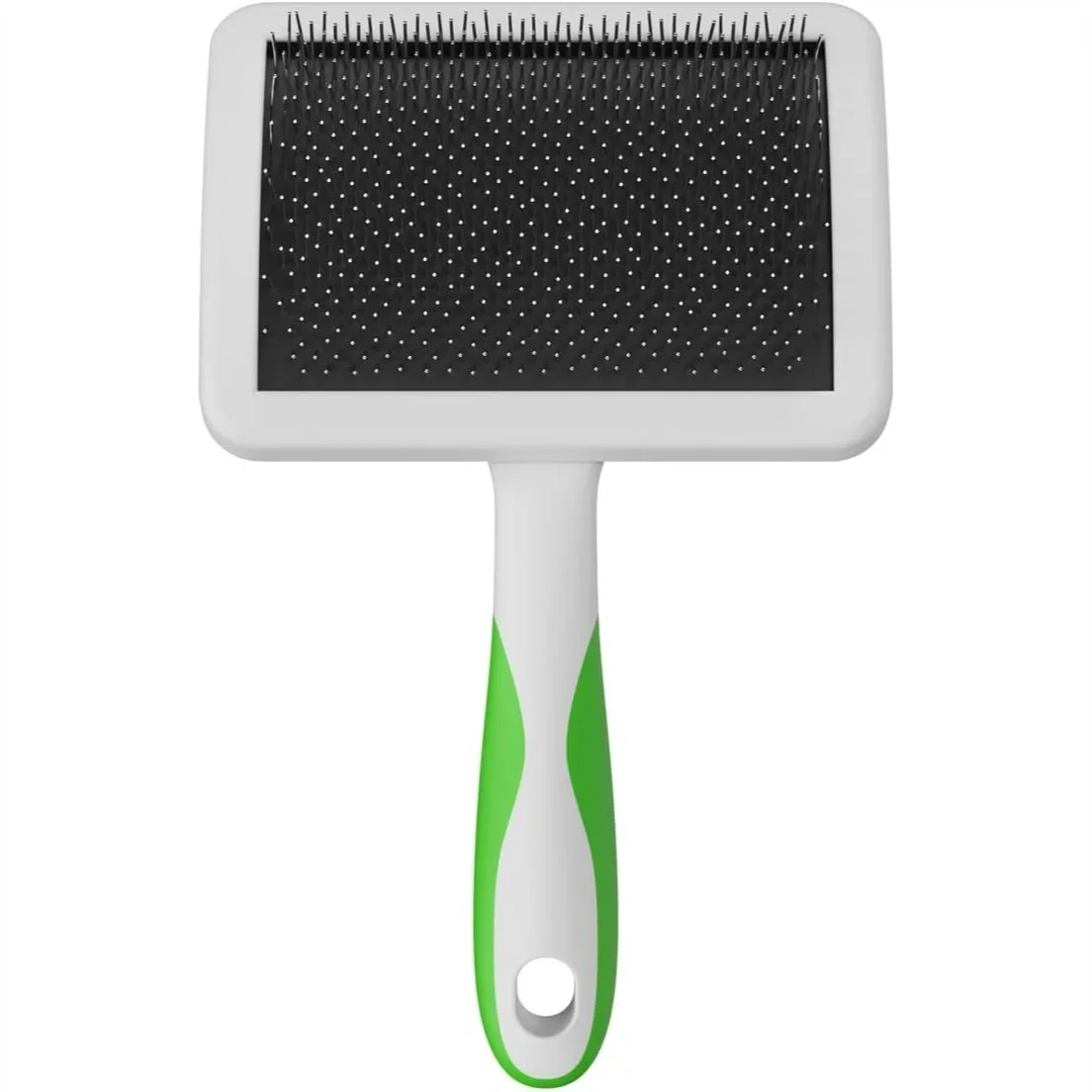 Self-Cleaning Pet Slicker Brush With Curved Stainless-Steel Bristles For All Breeds Reduces Shedding Large Green
Self-Cleaning Pet Slicker Brush With Curved Stainless-Steel Bristles For All Breeds Reduces Shedding Large Green