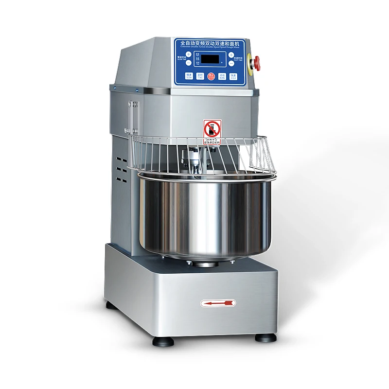 Two-speed double-action dough mixing machine Commercial 25kg 25kg stainless steel frequency conversion silent large dough
Two-speed double-action dough mixing machine Commercial 25kg 25kg stainless steel frequency conversion silent large dough
