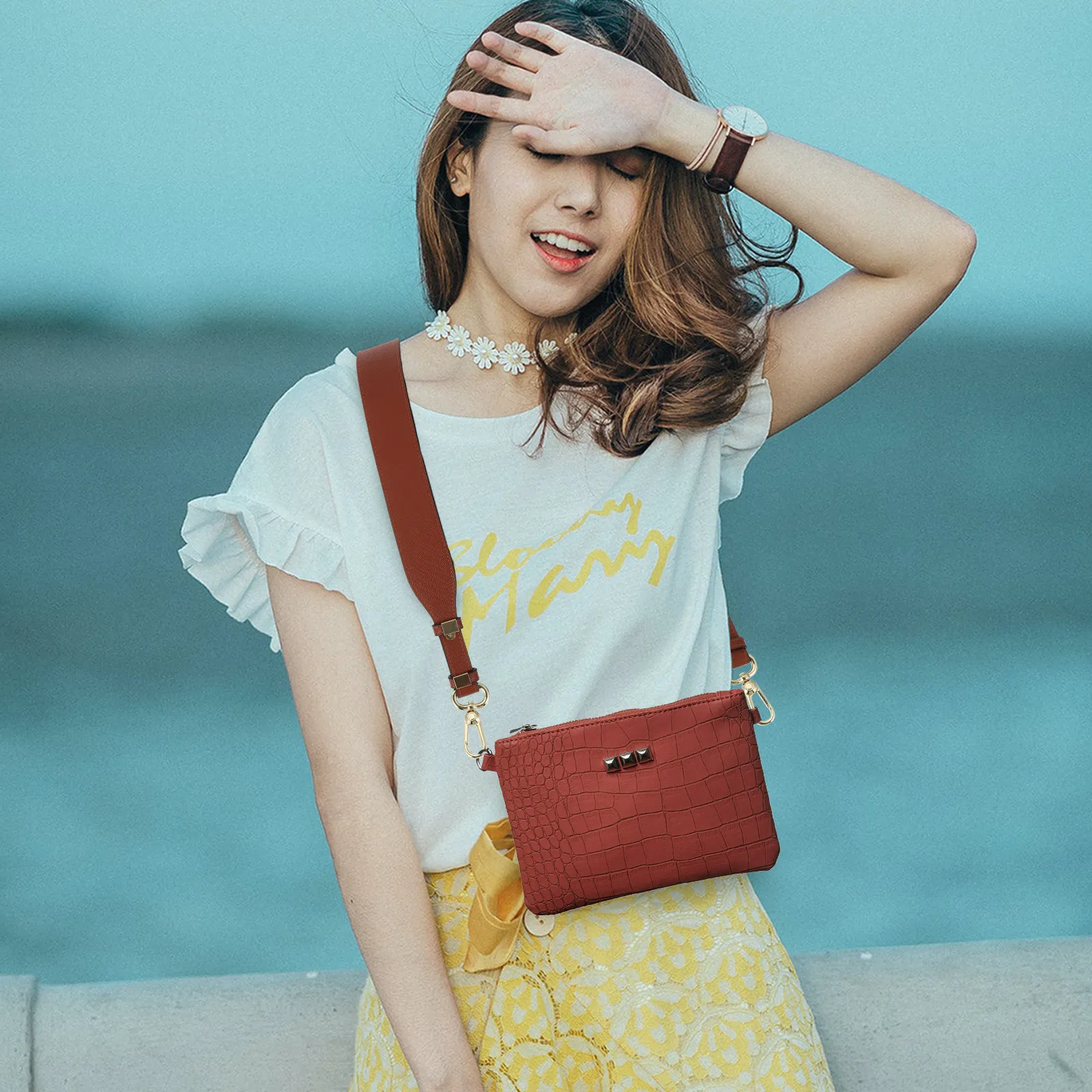 Bag Strap Women Shoulder Crossbody Adjustable Wide Replacement Strap DIY Bag Accessory Shoulder Sling Belt
Bag Strap Women Shoulder Crossbody Adjustable Wide Replacement Strap DIY Bag Accessory Shoulder Sling Belt
