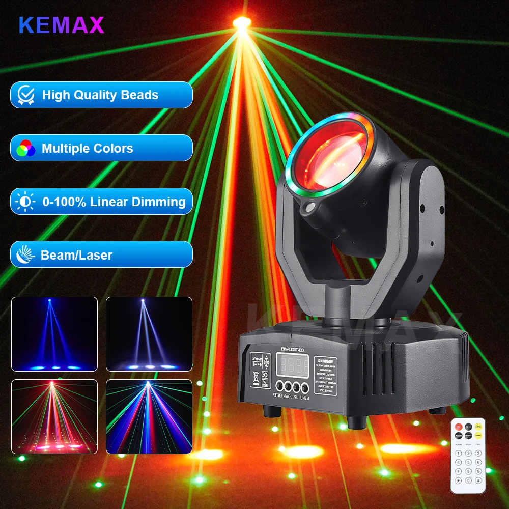 Lyre Beam 32W Mini DJ Mobile Head DMX512 Moving Head Stage Effect Lights RGBW 4in1 Strobe Disco Lights For Party Show Club Bar
Lyre Beam 32W Mini DJ Mobile Head DMX512 Moving Head Stage Effect Lights RGBW 4in1 Strobe Disco Lights For Party Show Club Bar