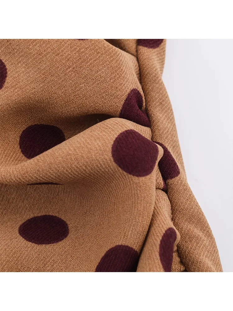 HH Woman Buttons Pleated Decorate Slim High-necked Midi Dress Women Summer Fashion Sleeveless Polka Dots Bow Lace-up Dress
HH Woman Buttons Pleated Decorate Slim High-necked Midi Dress Women Summer Fashion Sleeveless Polka Dots Bow Lace-up Dress