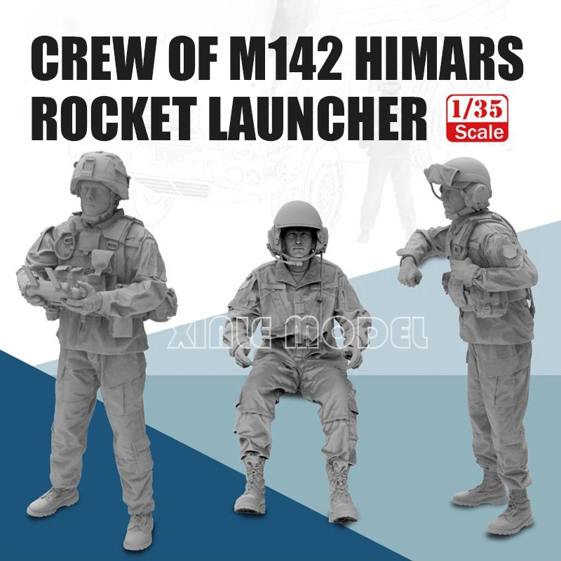 FOREART Model Accessories FO-9002 M142 Haimas Rocket Launcher Crew, Trio 1/35
FOREART Model Accessories FO-9002 M142 Haimas Rocket Launcher Crew, Trio 1/35