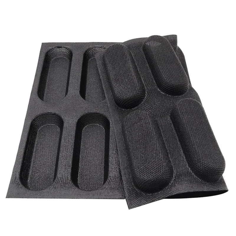 4X 12 Holes Baguette Pan-Non-Stick Perforated French Bread Pan Forms,Hot Dog Molds, Baking Liners Mat Bread Mould-B61B
4X 12 Holes Baguette Pan-Non-Stick Perforated French Bread Pan Forms,Hot Dog Molds, Baking Liners Mat Bread Mould-B61B
