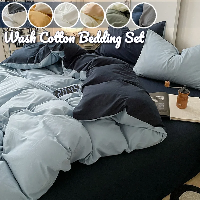 Nordic Plaid Pattern Bedding Set Duvet Cover Pillowcase Sheet Washable Cotton Material Twin Full Queen King Size Home Decor
Nordic Plaid Pattern Bedding Set Duvet Cover Pillowcase Sheet Washable Cotton Material Twin Full Queen King Size Home Decor