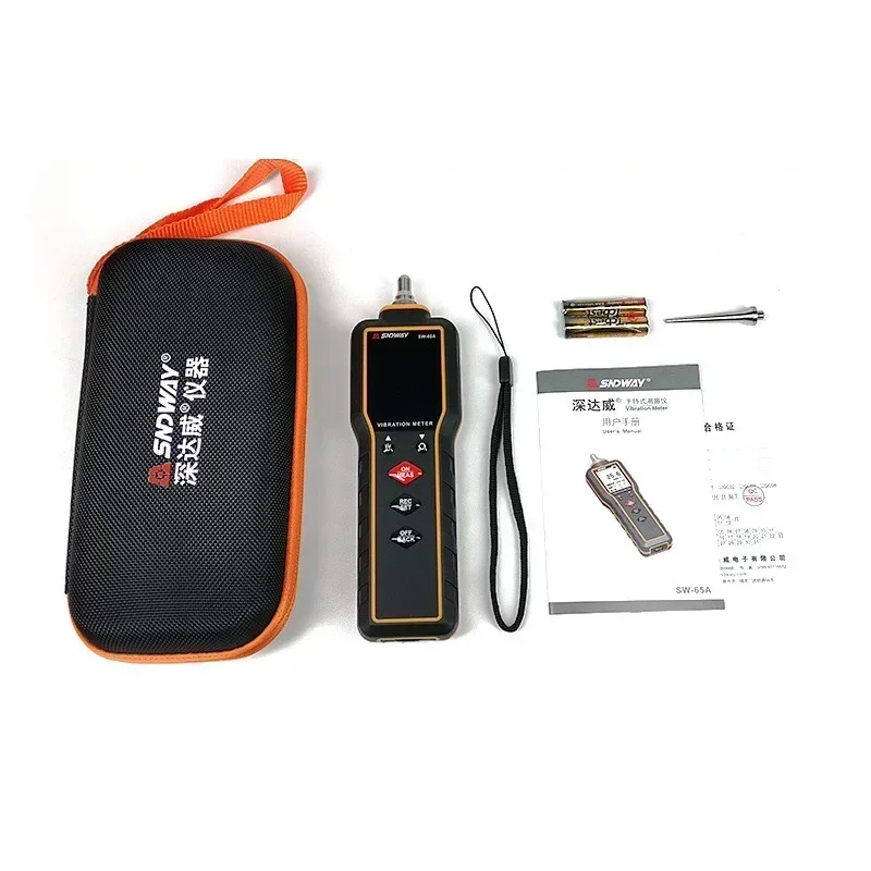 Best sell SNDWAY Handheld Vibration Meter Digital Vibration Measuring Tool Vibration Instrument SW-65A SW-63A
Best sell SNDWAY Handheld Vibration Meter Digital Vibration Measuring Tool Vibration Instrument SW-65A SW-63A