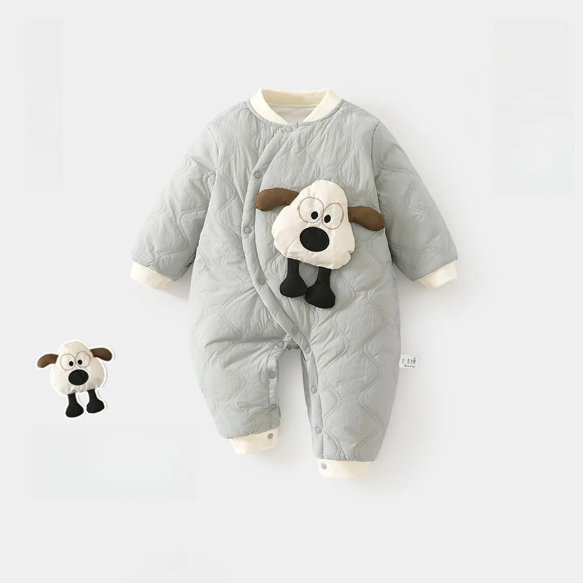 Soft Diamond Quilted Baby Jumpsuit Gentle Touch Bound Neckline Winter Autumn Romper Warm Padded Onesie for Newborns 6-18M
Soft Diamond Quilted Baby Jumpsuit Gentle Touch Bound Neckline Winter Autumn Romper Warm Padded Onesie for Newborns 6-18M