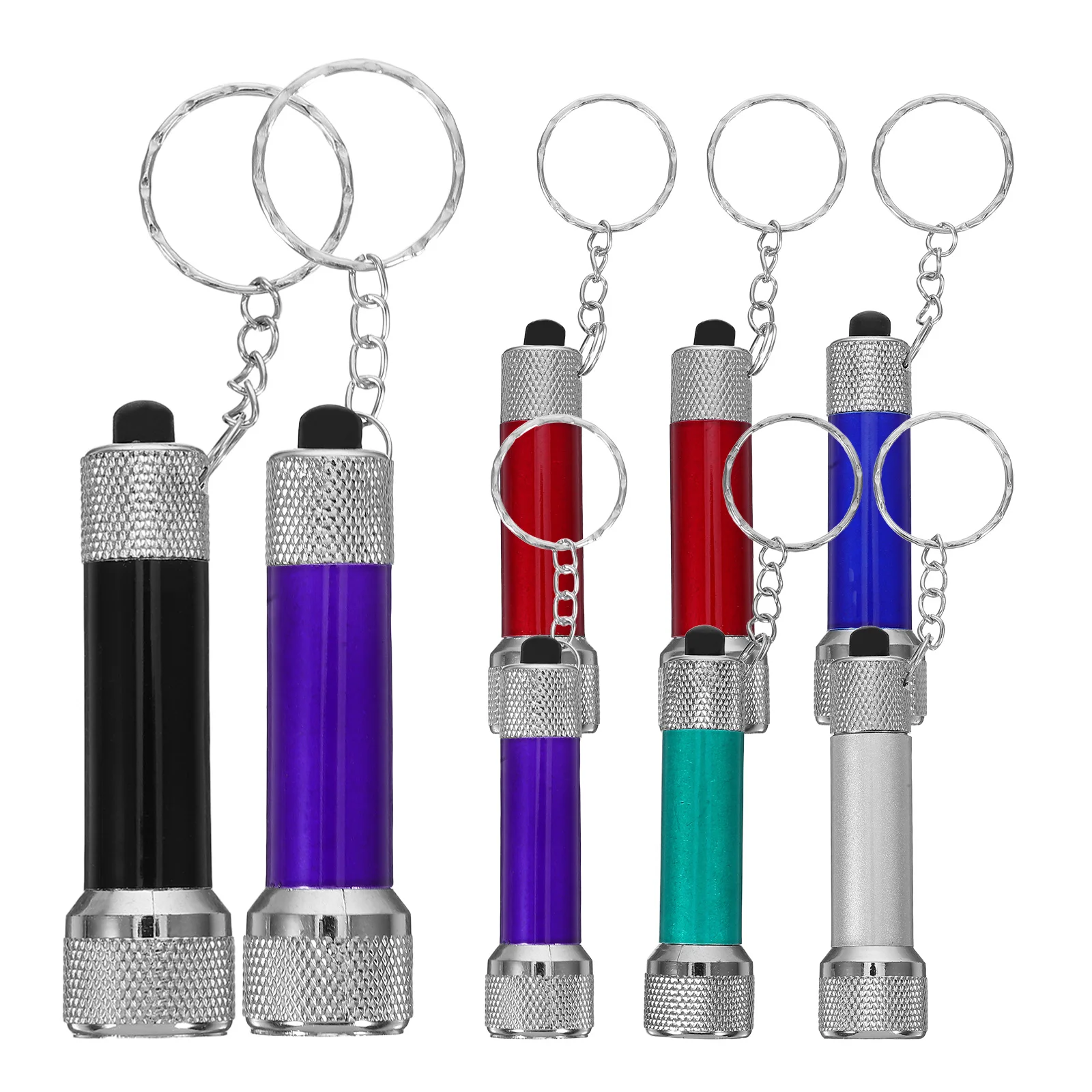 8pcs LED Keychain Mini Portable Led Torch Portable Torch Durable Aluminium Night Camping Biking Outdoors Activities
8pcs LED Keychain Mini Portable Led Torch Portable Torch Durable Aluminium Night Camping Biking Outdoors Activities