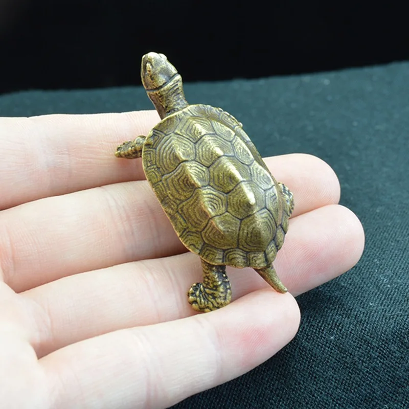 Brass Turtle Desktop Tea Pet Small Turtle Ornament Handheld Play Piece Longevity Turtle Wholesale
Brass Turtle Desktop Tea Pet Small Turtle Ornament Handheld Play Piece Longevity Turtle Wholesale