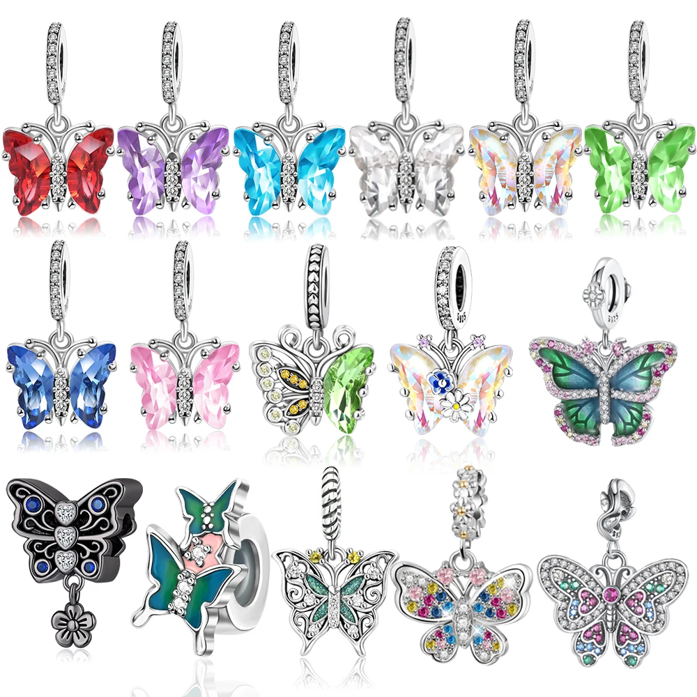 original 925 Sterling Silver 2024 Butterfly Dangle Charm Fit Pandora Bracelet Beautiful Ladies Gift Pendant
original 925 Sterling Silver 2024 Butterfly Dangle Charm Fit Pandora Bracelet Beautiful Ladies Gift Pendant
