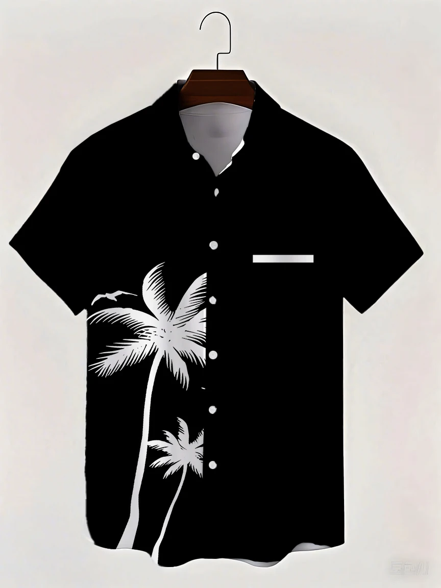 Men's Coconut Tree Hawaiian Shirt Short Sleeve Hawaiian Vacation Casual Summer Spring Lapel Button Collar
Men's Coconut Tree Hawaiian Shirt Short Sleeve Hawaiian Vacation Casual Summer Spring Lapel Button Collar