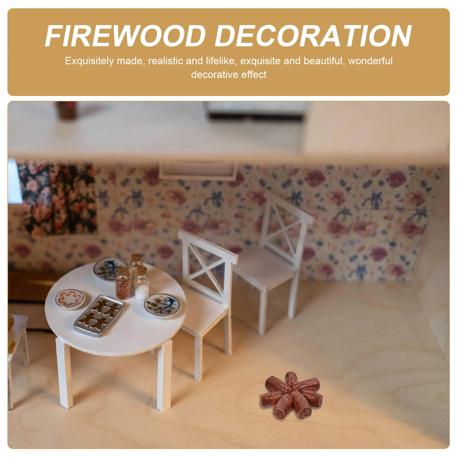 Firewood Pile Decorations Mini House Ornament Cute Dollhouse Miniature Scene Model
Firewood Pile Decorations Mini House Ornament Cute Dollhouse Miniature Scene Model