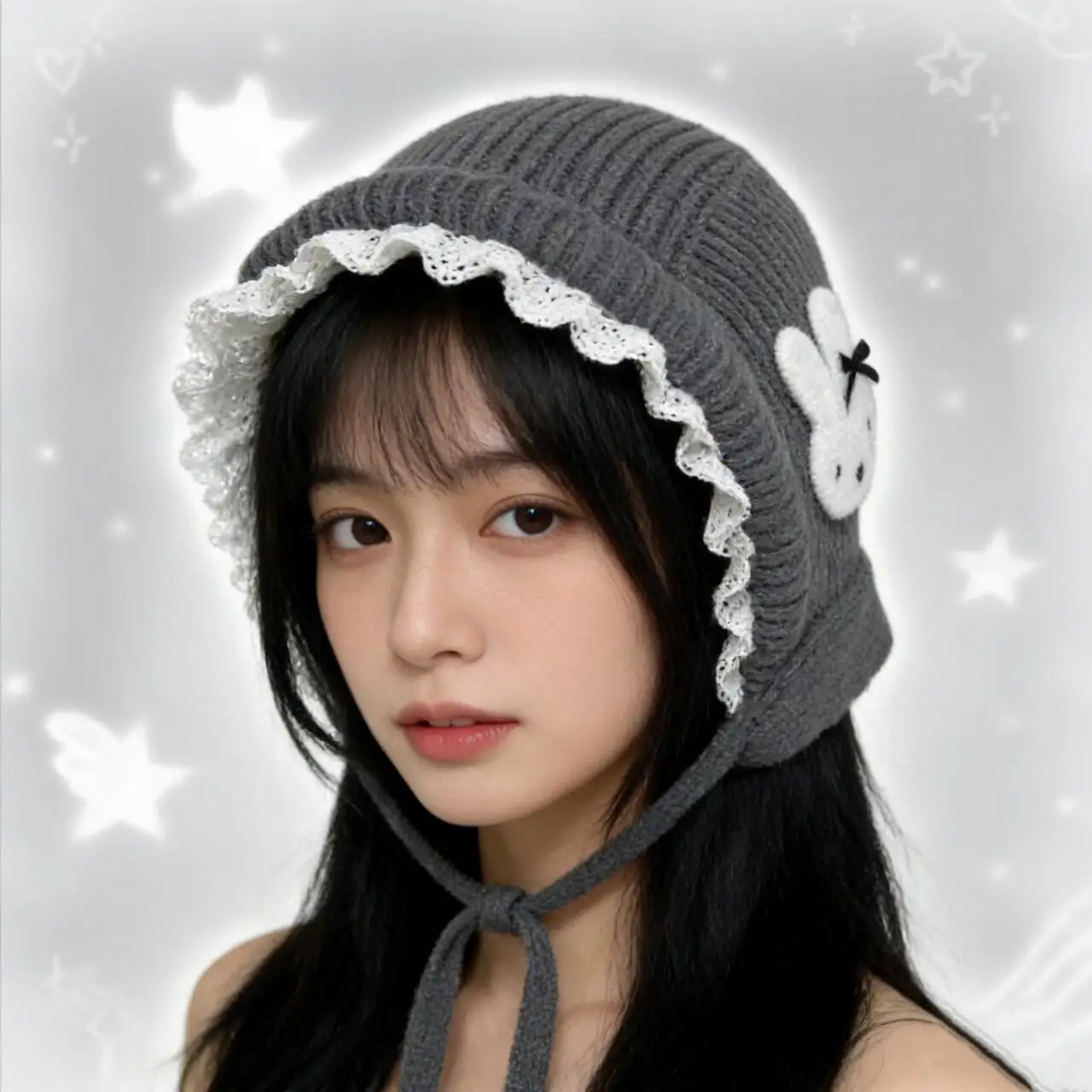 2026 Вязаная шапка Miffy, милая шапка Miffy Rabbit для девочек, осенне-зимняя кружевная шапка-балаклава, студенческая модная модная холодная шапка, подарок
2026 Вязаная шапка Miffy, милая шапка Miffy Rabbit для девочек, осенне-зимняя кружевная шапка-балаклава, студенческая модная модная холодная шапка, подарок