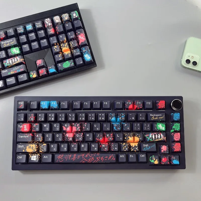 Girls Band Cry Anime Theme Keycap Set Customized PBT Sublimation Cherry Profile Keyboard Cap for Mechanical Keyboard Accessories
Girls Band Cry Anime Theme Keycap Set Customized PBT Sublimation Cherry Profile Keyboard Cap for Mechanical Keyboard Accessories