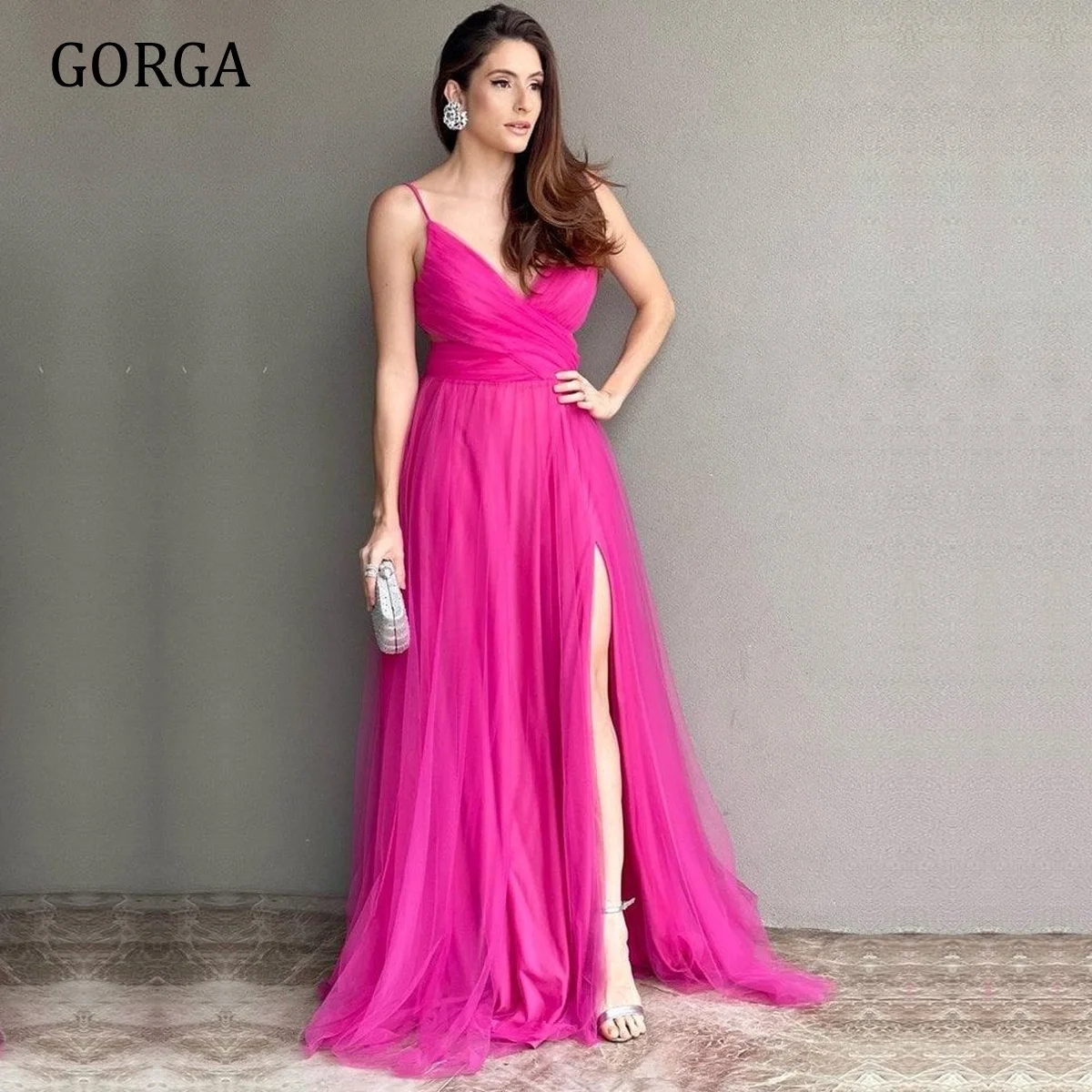 GORGA Evening Dresses Formal Occasion Elegant Party for Women Prom Floor Length Spaghetti Pleat A-line Ruffle Empire
GORGA Evening Dresses Formal Occasion Elegant Party for Women Prom Floor Length Spaghetti Pleat A-line Ruffle Empire