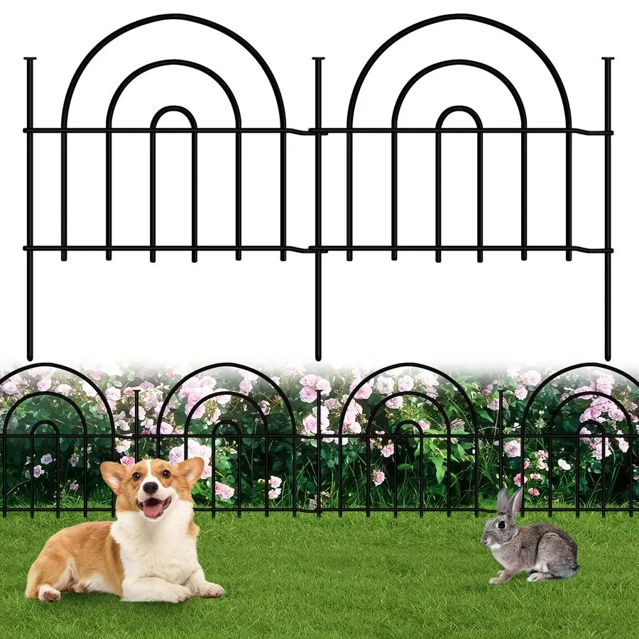 Садовый забор, 32 секции, безкопковая установка, 13,8 м (длина) x 33 см (высота), барьер для животных (собак, кроликов), арочная проволочная ограда для клумб, нержавеющий металл
Садовый забор, 32 секции, безкопковая установка, 13,8 м (длина) x 33 см (высота), барьер для животных (собак, кроликов), арочная проволочная ограда для клумб, нержавеющий металл