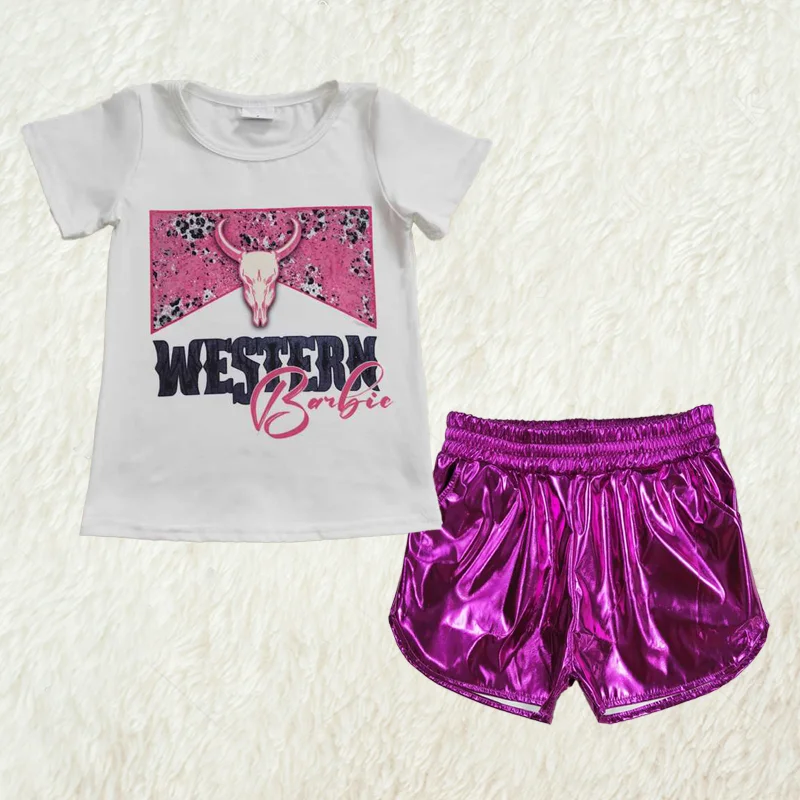 3.15 Sibling Baby Girls Western Doll Tops Purple Metallic Shorts Outfit
3.15 Sibling Baby Girls Western Doll Tops Purple Metallic Shorts Outfit