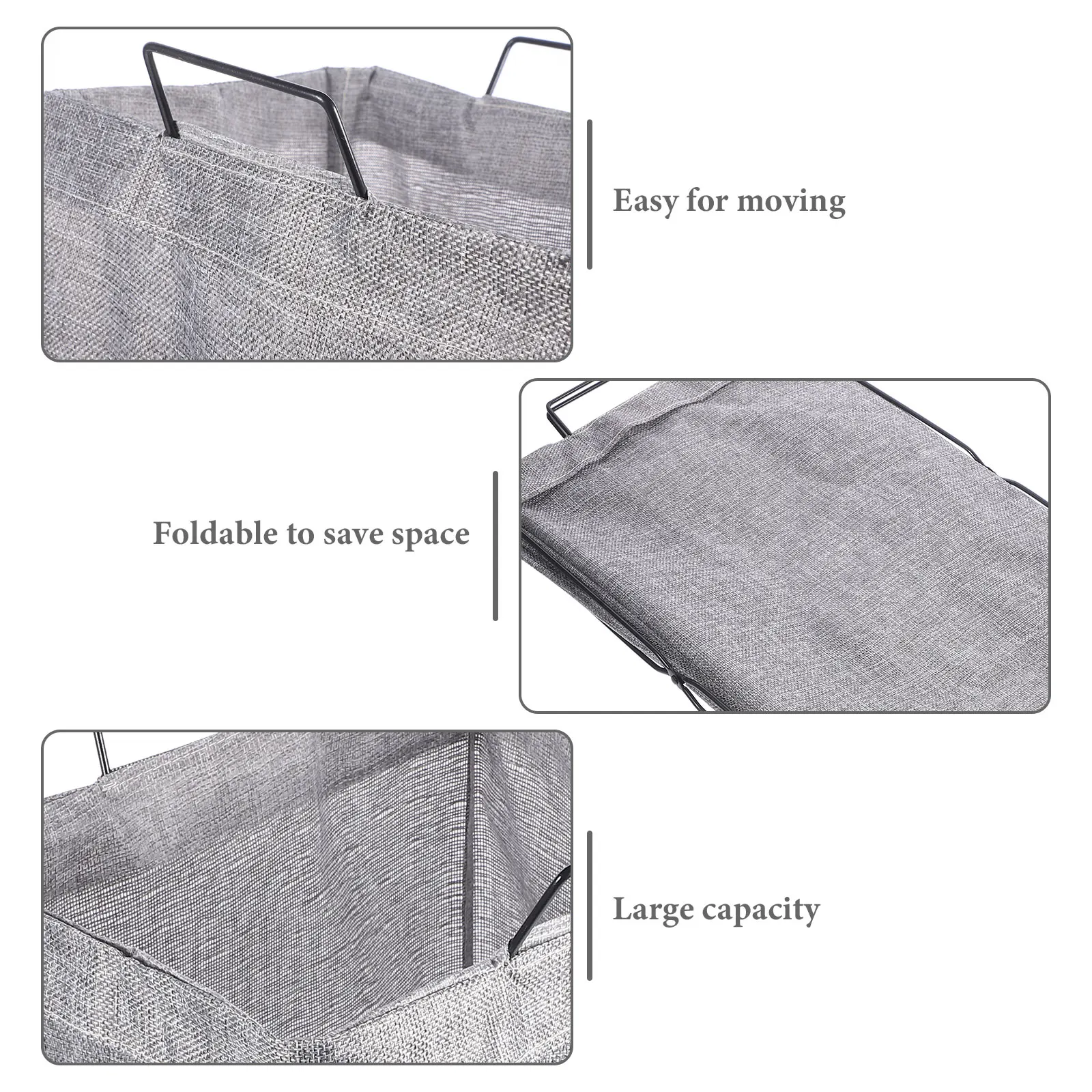 Folding Laundry Basket Small No Cover Iron Frame Breathable Fabric Collapsible Storage Clothes ganizer Home Use
Folding Laundry Basket Small No Cover Iron Frame Breathable Fabric Collapsible Storage Clothes ganizer Home Use
