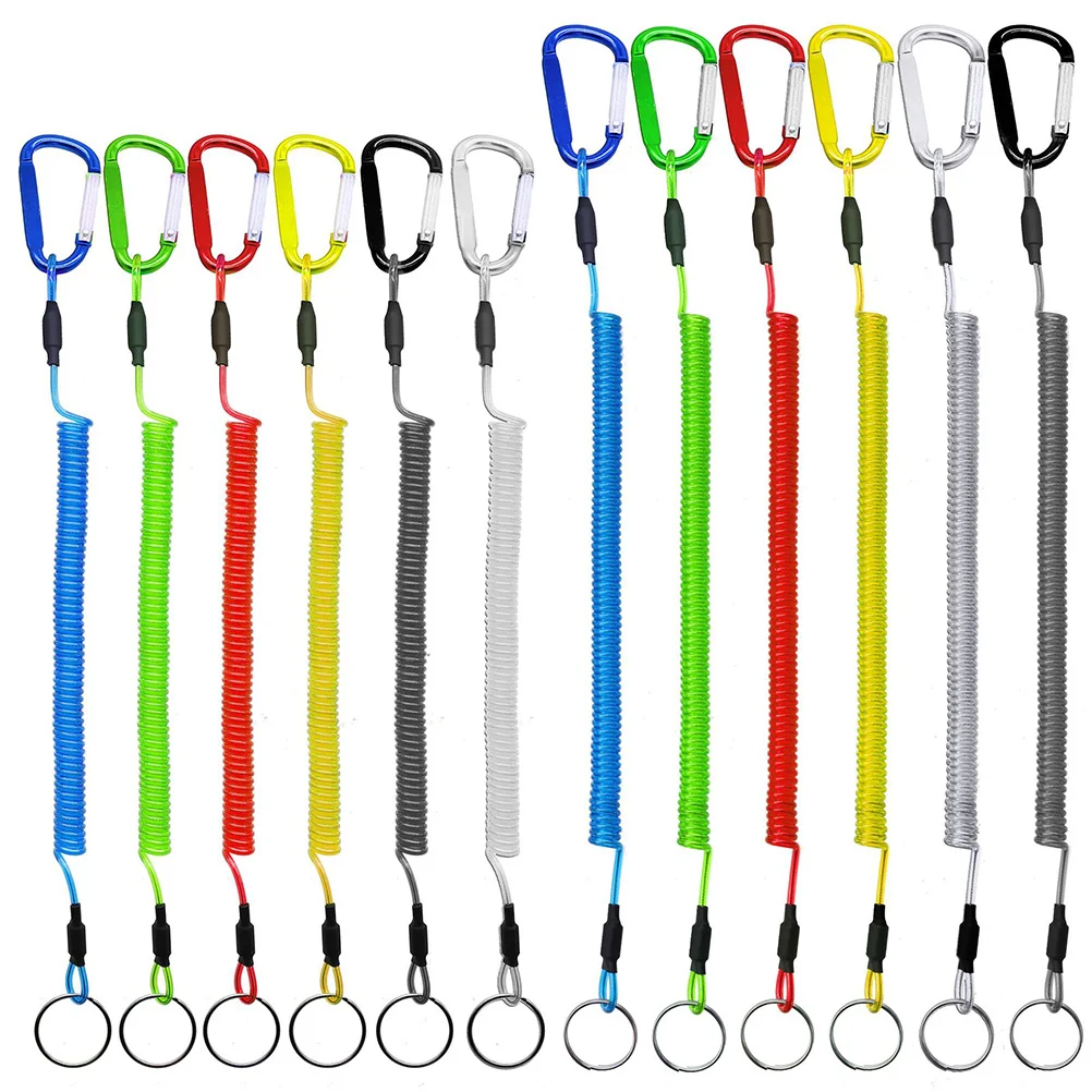 12 Pcs Fishing Lanyard Rope Key Rings Tether for Outdoor Security Gear Tools Retractable Elastic Ropes
12 Pcs Fishing Lanyard Rope Key Rings Tether for Outdoor Security Gear Tools Retractable Elastic Ropes