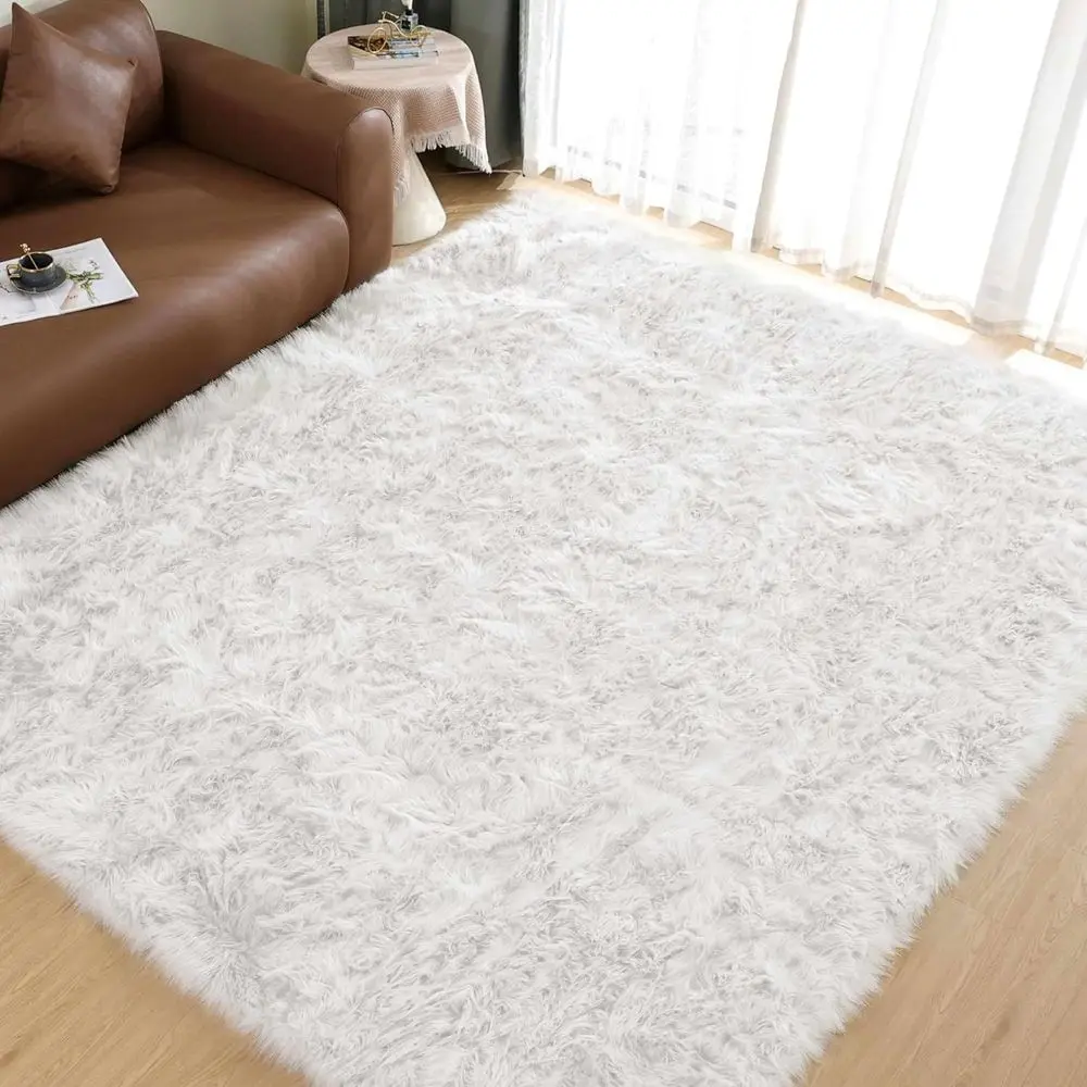 White Sheepskin Area Rug 8x10 luy uzzy urry Shag Rug or Living Room Bedroom Sot aux ur Rec
White Sheepskin Area Rug 8x10 luy uzzy urry Shag Rug or Living Room Bedroom Sot aux ur Rec