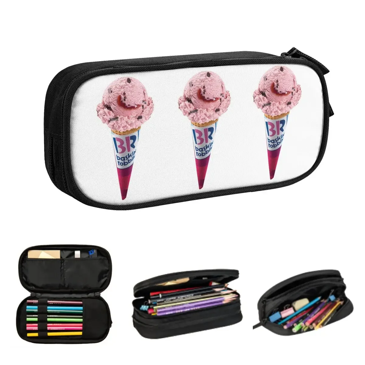 Baskin Robbins пеналы для мороженого, большие сумки для ручек, коробка для ручек, пенал для мальчиков и девочек, студентов, канцелярские принадлежности, школьный офис
Baskin Robbins пеналы для мороженого, большие сумки для ручек, коробка для ручек, пенал для мальчиков и девочек, студентов, канцелярские принадлежности, школьный офис