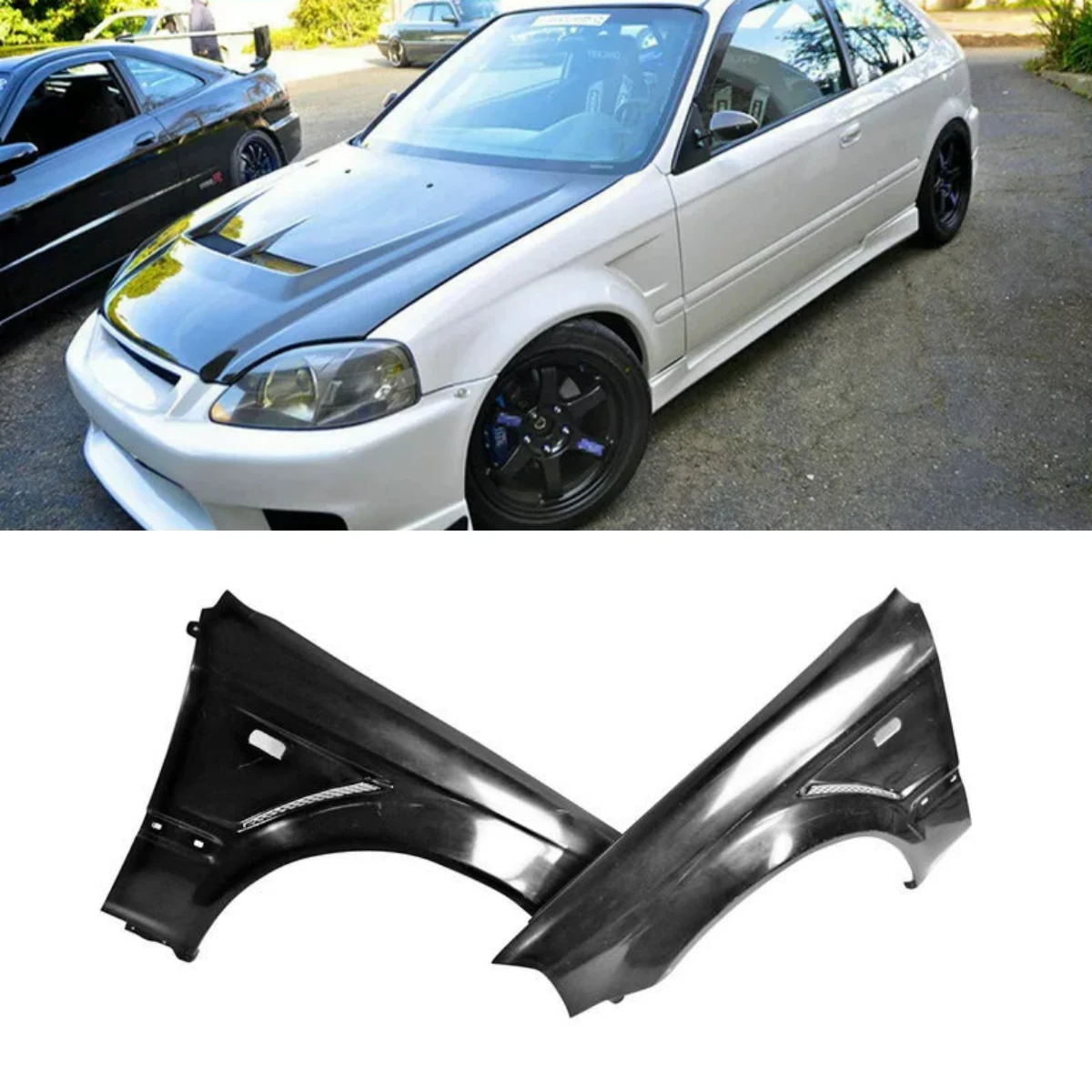 Front fender for Honda Civic EK 1999-2000 modified widen side fender wing Wheel Protector Guard Car Accessories
Front fender for Honda Civic EK 1999-2000 modified widen side fender wing Wheel Protector Guard Car Accessories