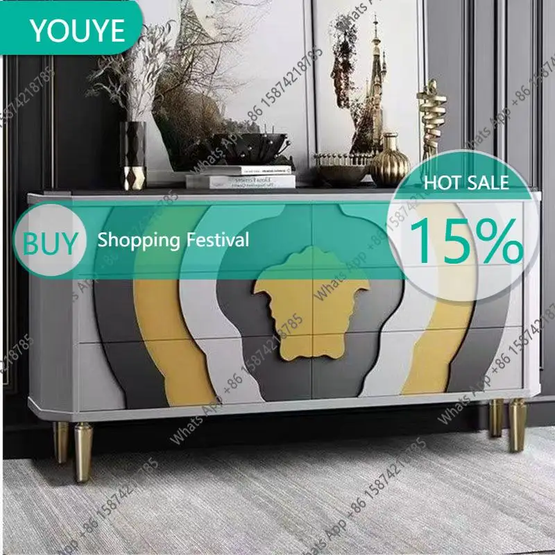 C Italian Side Cabinet Light Luxury Door Cabinet Designer Villa Art Decoration Cabinet Living Room Storage
C Italian Side Cabinet Light Luxury Door Cabinet Designer Villa Art Decoration Cabinet Living Room Storage