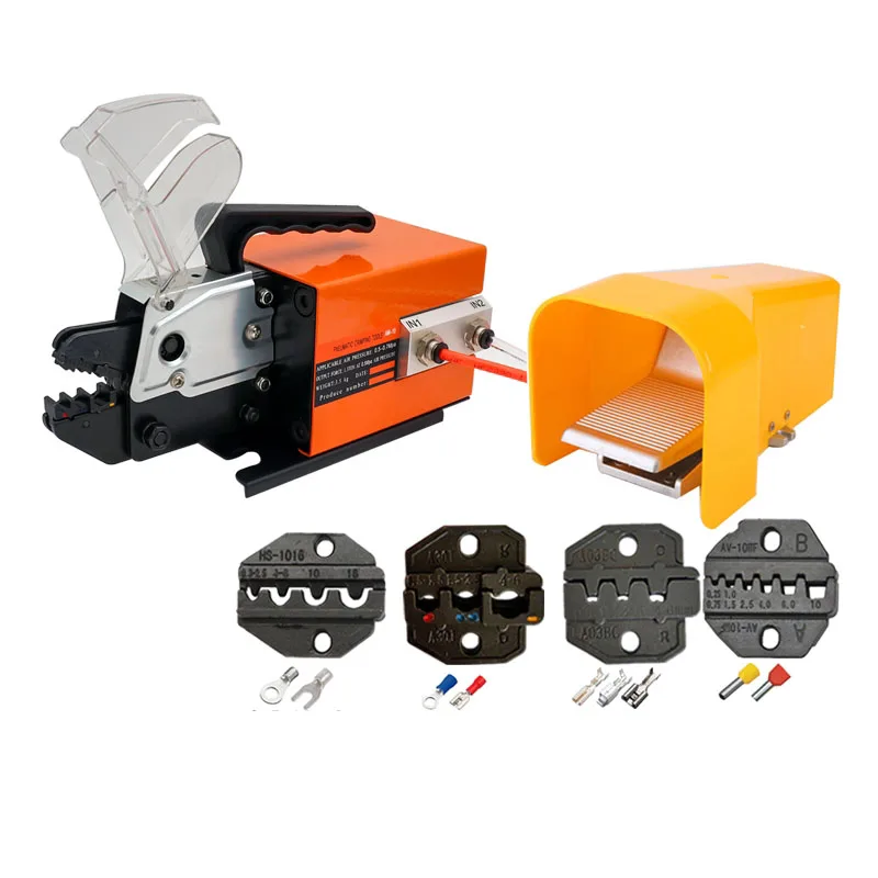 Electric Crimping Machine Cold Pressing Pneumatic Type Terminal Crimping Machine With Crimping Die
Electric Crimping Machine Cold Pressing Pneumatic Type Terminal Crimping Machine With Crimping Die