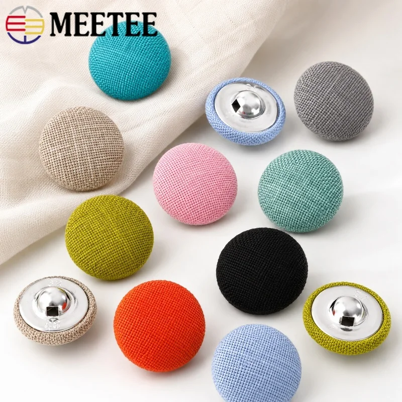 50Pcs 15-30mm Fabric Covered Buttons Round Shank Sewing Button for Coat Shirt Dress Upholstery Craft Garment DIY Decor Supplies
50Pcs 15-30mm Fabric Covered Buttons Round Shank Sewing Button for Coat Shirt Dress Upholstery Craft Garment DIY Decor Supplies
