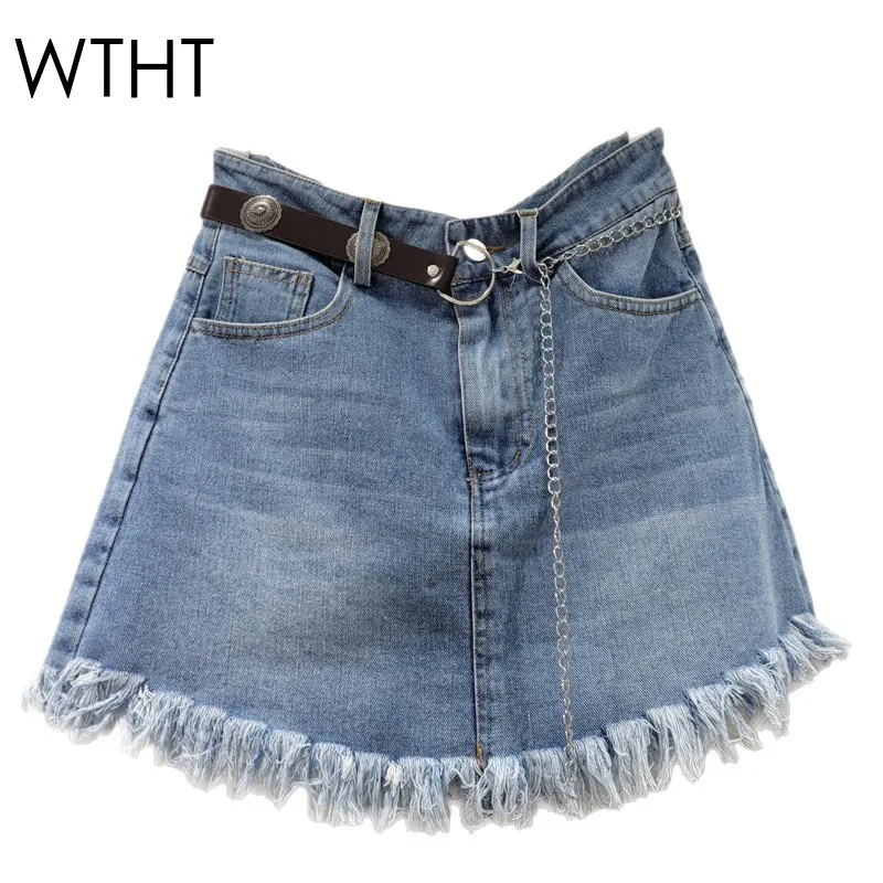 WTHT модные новые женские джинсовые мини-юбки трапециевидной формы с кисточками и заусенцами, лето 2022, модная женская юбка с высокой талией и запахом на бедрах 1LS2060
WTHT модные новые женские джинсовые мини-юбки трапециевидной формы с кисточками и заусенцами, лето 2022, модная женская юбка с высокой талией и запахом на бедрах 1LS2060