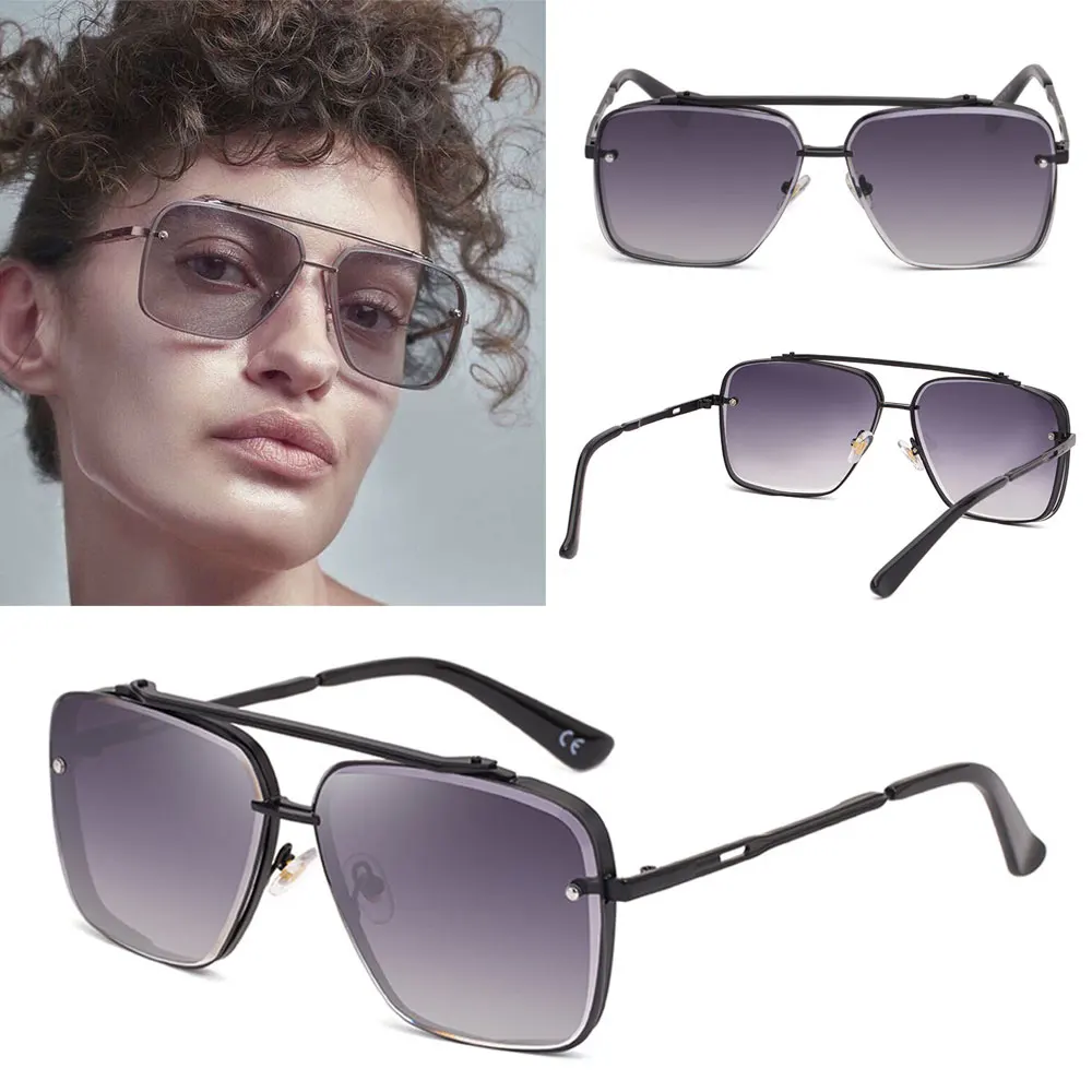 Box Sunglasses for Men's Fashion Metal Frameless Cut Edge for Women's Fashion 2023 New Model Gradient UV400 Adult Luxury
Box Sunglasses for Men's Fashion Metal Frameless Cut Edge for Women's Fashion 2023 New Model Gradient UV400 Adult Luxury