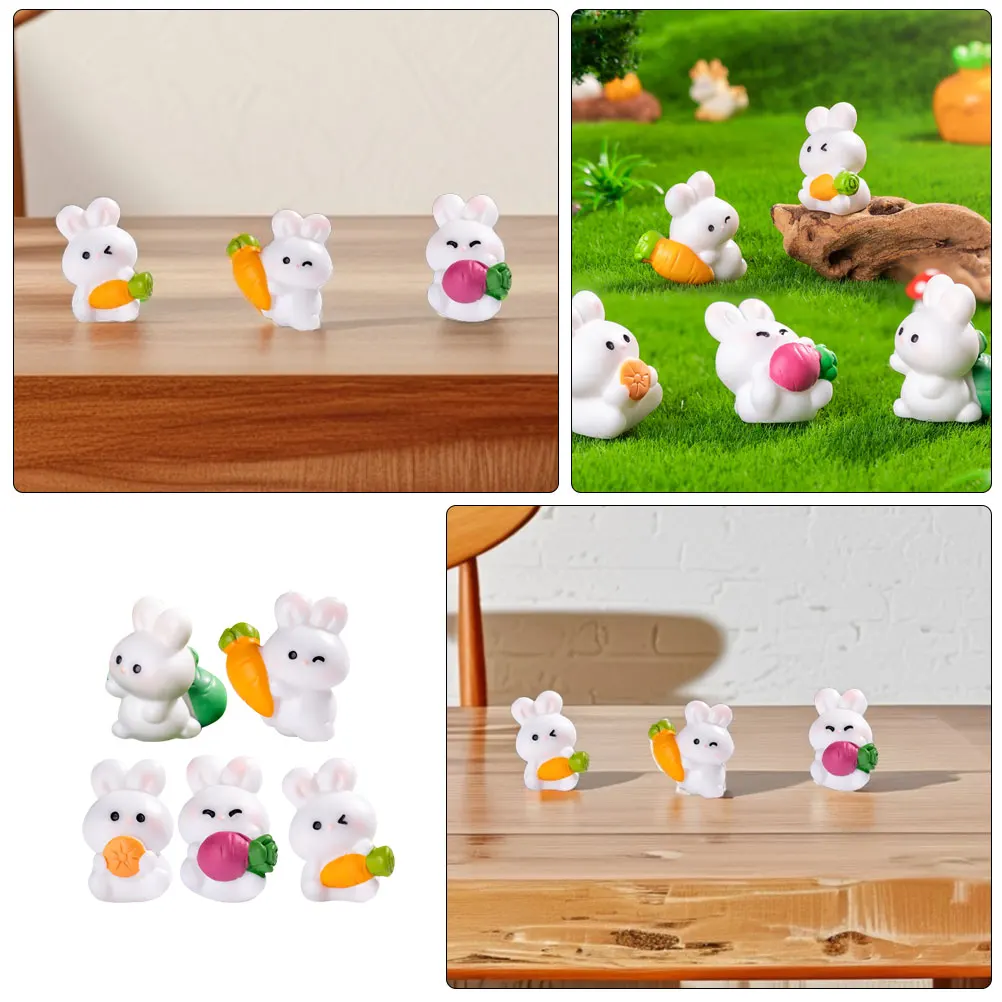 10pcs Miniature Figurines Creative Resin Bunny Decor Cute Garden Accessories Terrarium Landscaping Miniatures Mini
10pcs Miniature Figurines Creative Resin Bunny Decor Cute Garden Accessories Terrarium Landscaping Miniatures Mini