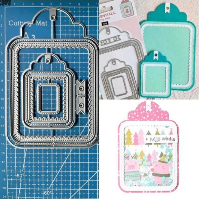 Tag Metal Cutting Dies Scrapbooking Album Embossing Paper Card Crafts Stencils
Tag Metal Cutting Dies Scrapbooking Album Embossing Paper Card Crafts Stencils