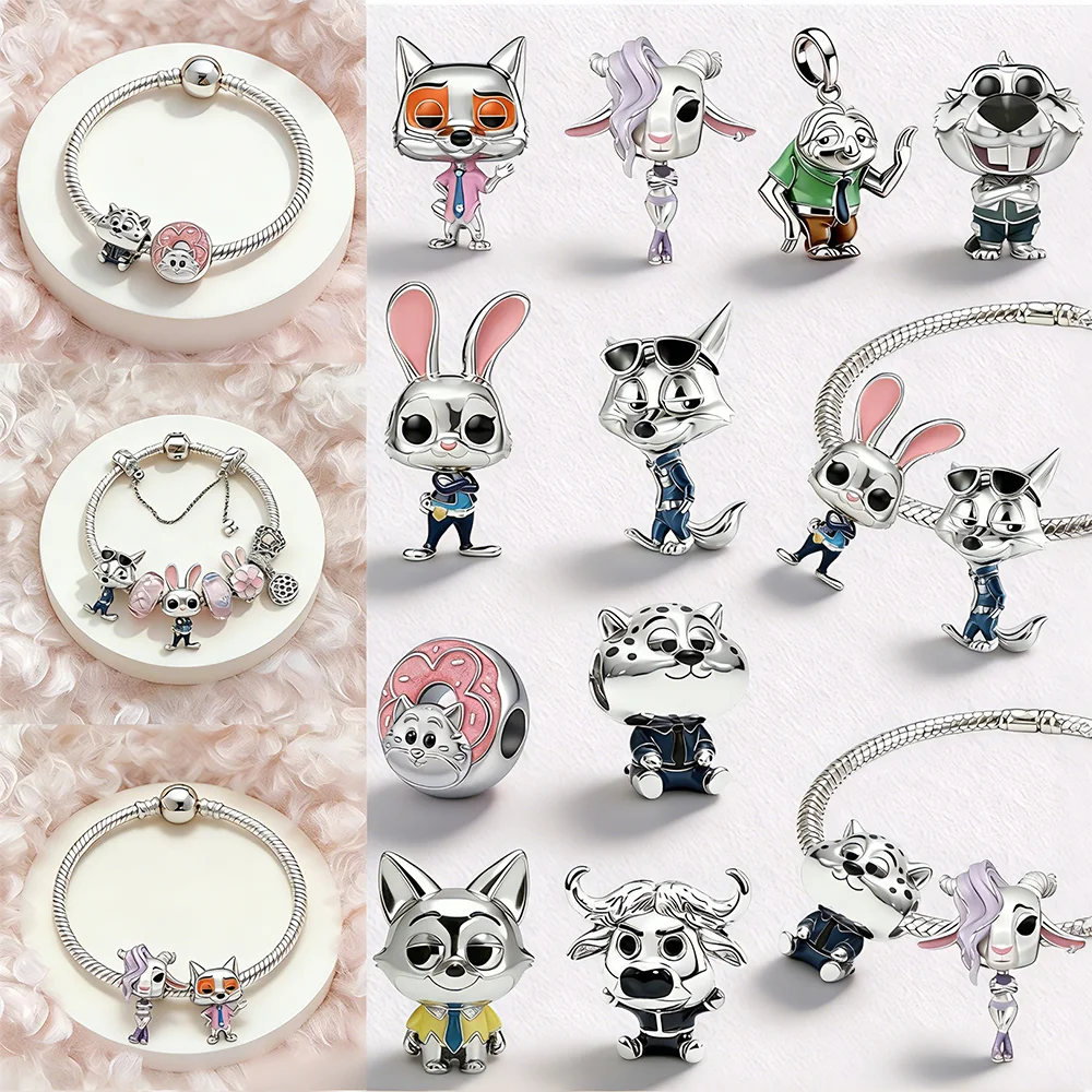 Hot-Selling DIY Rabbit Fox Cow Antelope Leopard Zoo Series Charm Bead Fit Multiple Types Snake Bone Bracelet Cartoon JewelryGift
Hot-Selling DIY Rabbit Fox Cow Antelope Leopard Zoo Series Charm Bead Fit Multiple Types Snake Bone Bracelet Cartoon JewelryGift