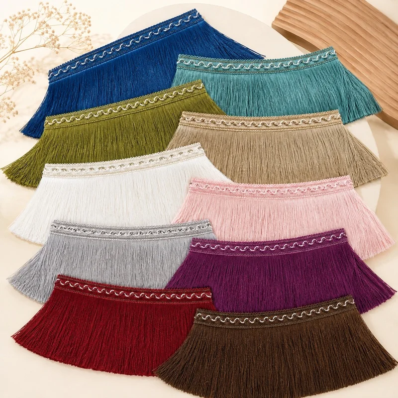 2/5Meters 13cm Cotton Tassel Fringe Trim Lace Ribbon For Curtain Edge Garment Bag Home Textile DIY Sewing Craft Decor Accessory
2/5Meters 13cm Cotton Tassel Fringe Trim Lace Ribbon For Curtain Edge Garment Bag Home Textile DIY Sewing Craft Decor Accessory