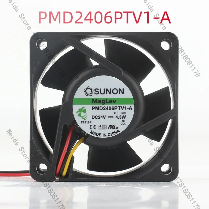 Original SUNON built-in PMD2406PTV1-A 24V 4.3W 6025 60X60X25MM frequency converter cooling fan 6CM
Original SUNON built-in PMD2406PTV1-A 24V 4.3W 6025 60X60X25MM frequency converter cooling fan 6CM