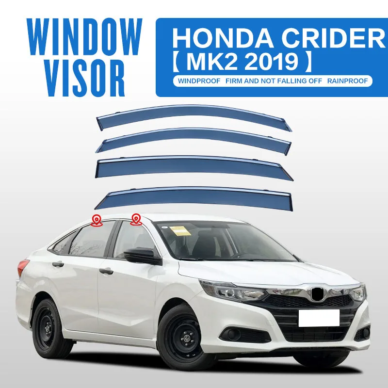 For Honda CRIDER/Envix 2013-2019+ Car Window Visor Awning Shelters Windshield Side Window Rain Sun Shade Auto Accessories
For Honda CRIDER/Envix 2013-2019+ Car Window Visor Awning Shelters Windshield Side Window Rain Sun Shade Auto Accessories