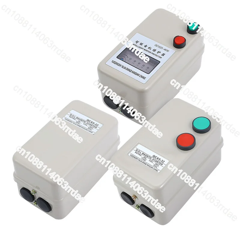 Magnetic starter motor starting switch QCX5 phase loss overload AC motor intelligent protector 380v
Magnetic starter motor starting switch QCX5 phase loss overload AC motor intelligent protector 380v