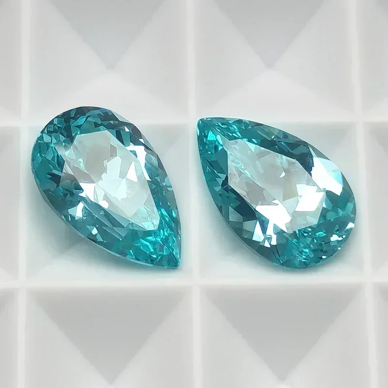 P P H-Pear Shape Gemstone Lab Grown ParaibaVVS1 for Charms Diy Jewelry Making Pendant Bracelet Materials Selectable AGL Certifi
P P H-Pear Shape Gemstone Lab Grown ParaibaVVS1 for Charms Diy Jewelry Making Pendant Bracelet Materials Selectable AGL Certifi
