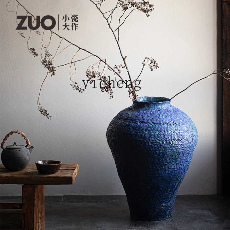 LX Ceramic Vase High-End Decorative Piece for Living Room Entrance and Guesthouse 
LX Ceramic Vase High-End Decorative Piece for Living Room Entrance and Guesthouse