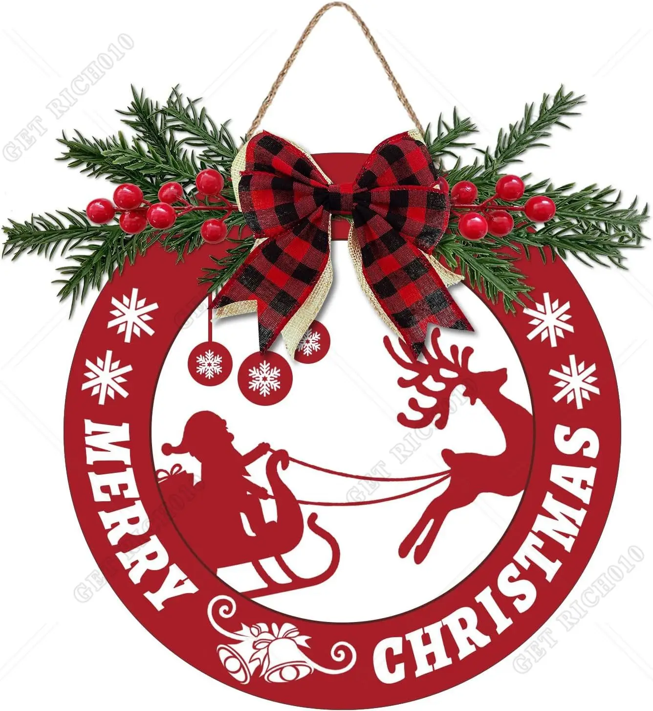 Christmas Wreath for Front Door Winter Wreath Floral Window Red Berry Clusters Artificial Farmhouse Festival Sign 12 Inch
Christmas Wreath for Front Door Winter Wreath Floral Window Red Berry Clusters Artificial Farmhouse Festival Sign 12 Inch