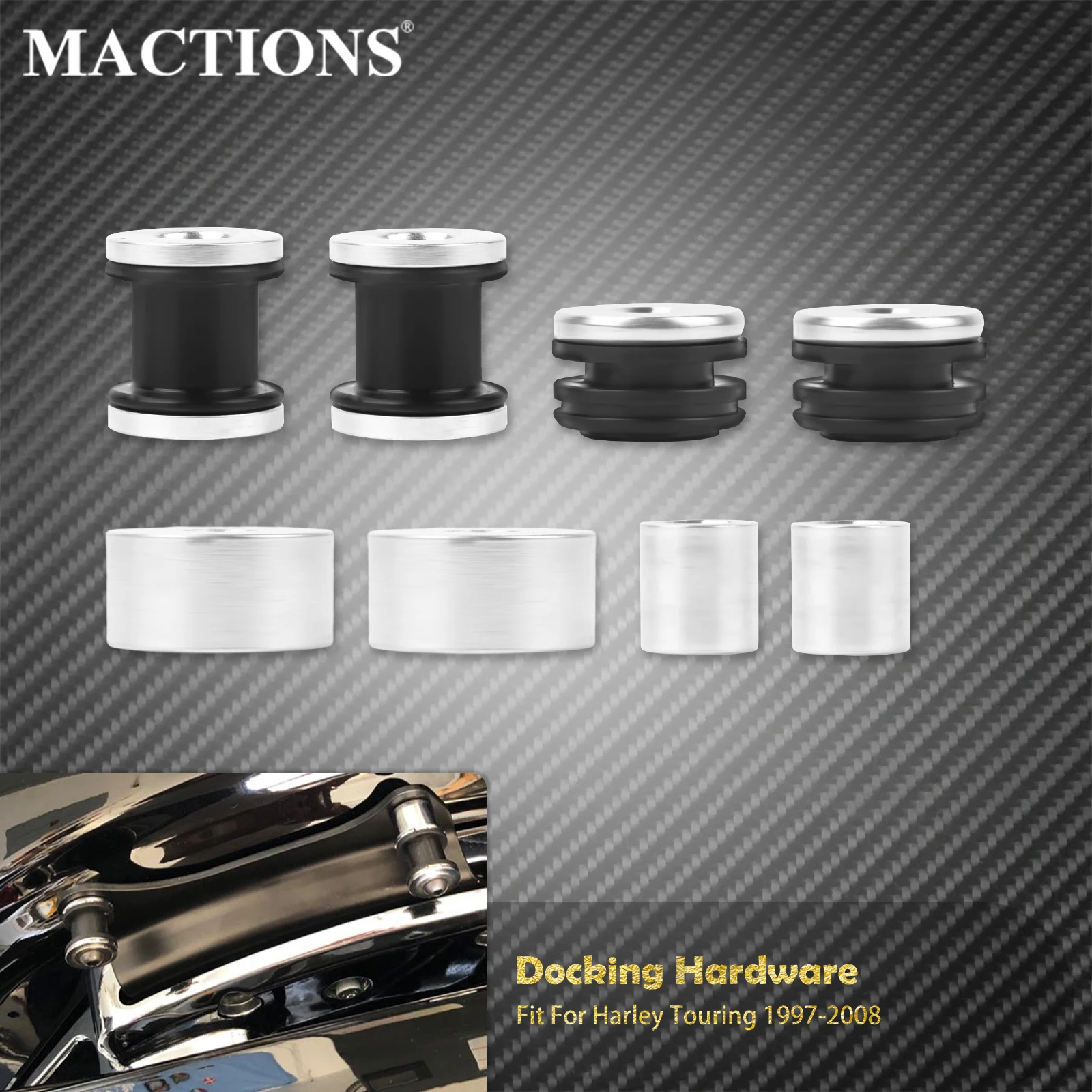 Motorcycle Backrest Docking Hardware Kit Detachable Sissy Bar Rack Mounting Screw For Harley Touring Road Street Glide FLH 97-08
Motorcycle Backrest Docking Hardware Kit Detachable Sissy Bar Rack Mounting Screw For Harley Touring Road Street Glide FLH 97-08