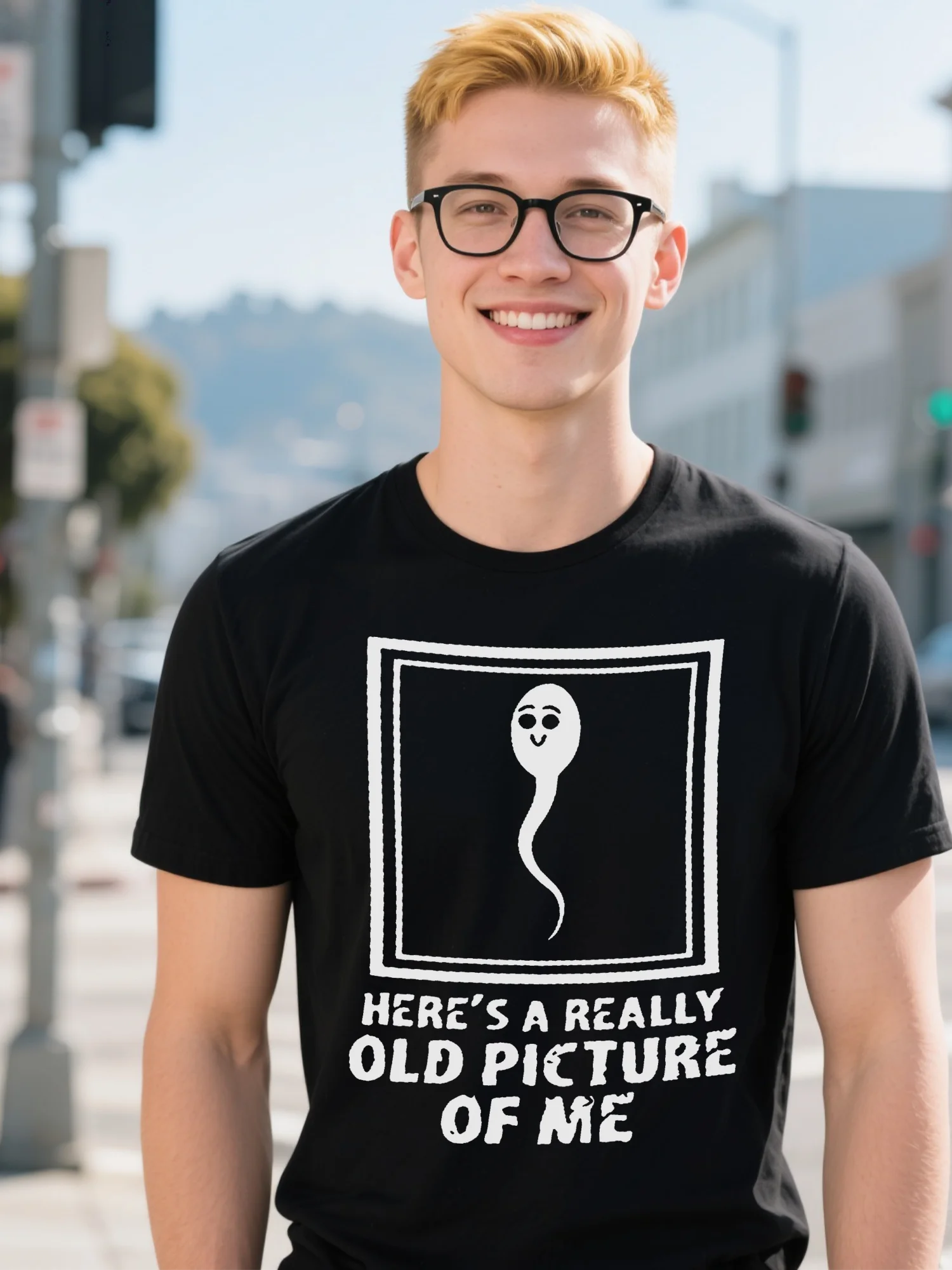 Men's Black High Street T-Shirt - Graffiti Art Print with Lightweight Cotton, Retro Urban Style, Size Inclusive
Men's Black High Street T-Shirt - Graffiti Art Print with Lightweight Cotton, Retro Urban Style, Size Inclusive