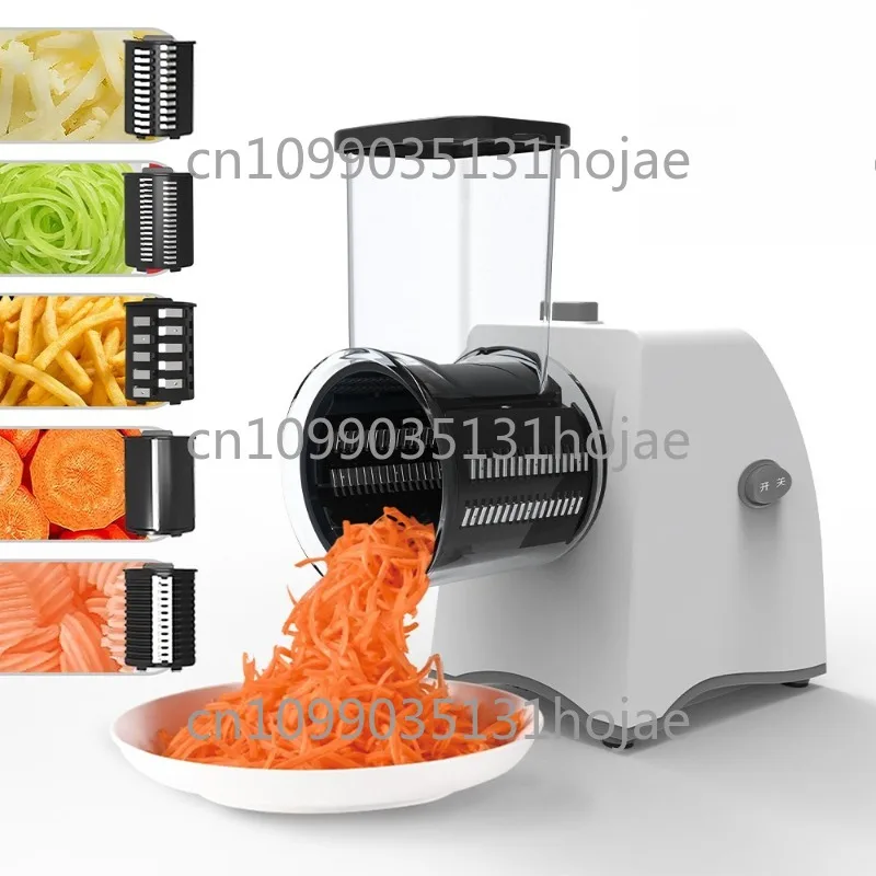 Multi functional electric vegetable slicer for household use, perfect for slicing and slicing French fries
Multi functional electric vegetable slicer for household use, perfect for slicing and slicing French fries